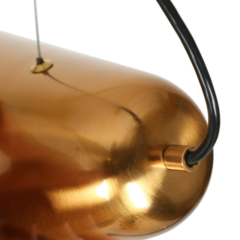 Mini-luminaire suspendu moderne en métal 1 lumière