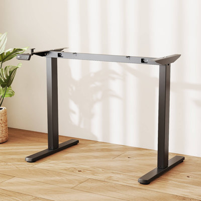Electric Standing Desk Frame with LED Display Memory Positions for 40”-48” Desktop White