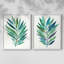 Palm Frond Flow I - impression encadrée de qualité supérieure - prête à être accrochée - aucun clou requis - aucun clou requis-1636326115-1636326119
