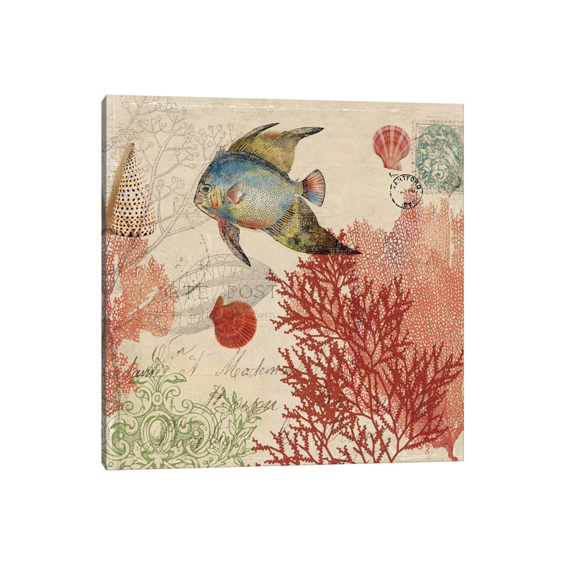Under The Sea I by PI Studio - Wrapped Canvas Print, 45.72 cm H x 45.72 cm W x 1.91 cm D