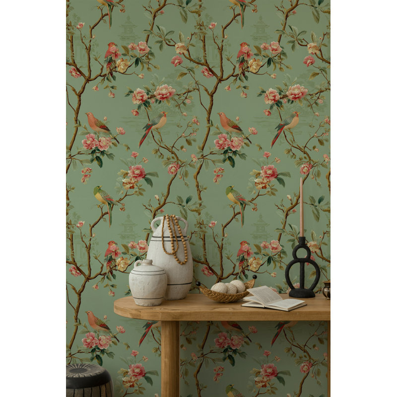 Papier peint adhésif mural oiseau