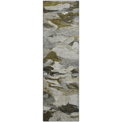 Premium Machine Washable Dahl AMF1075 Abstract Rug