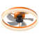 Frauly 19.7 Inch Led Enclosed Low Profile Ceiling Fan With Light