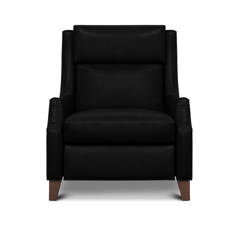 Talisman Power Recliner, Black Amadeus Genuine Leather, Espresso