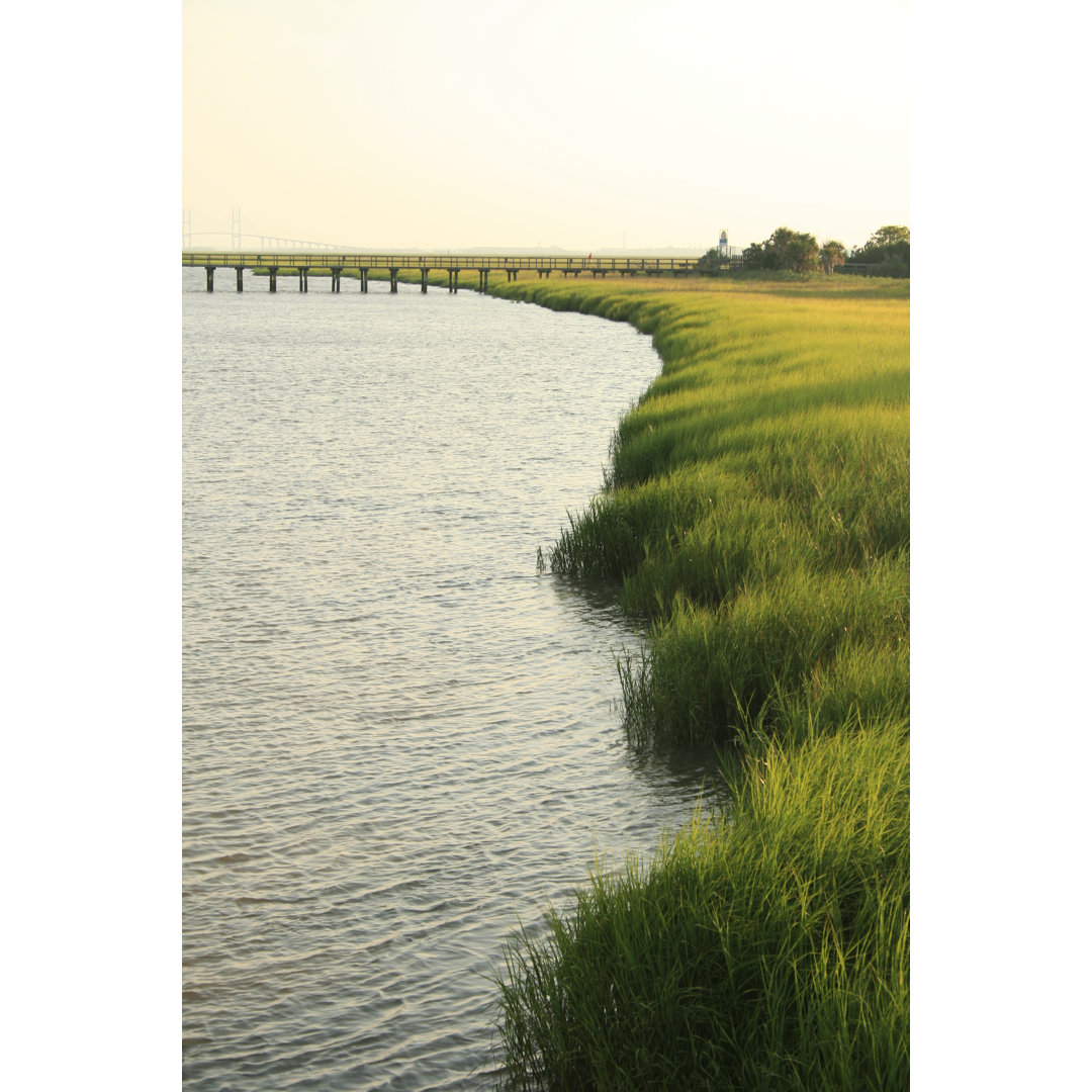 Marshes Edge by BeachcottagePhotography - Drucken