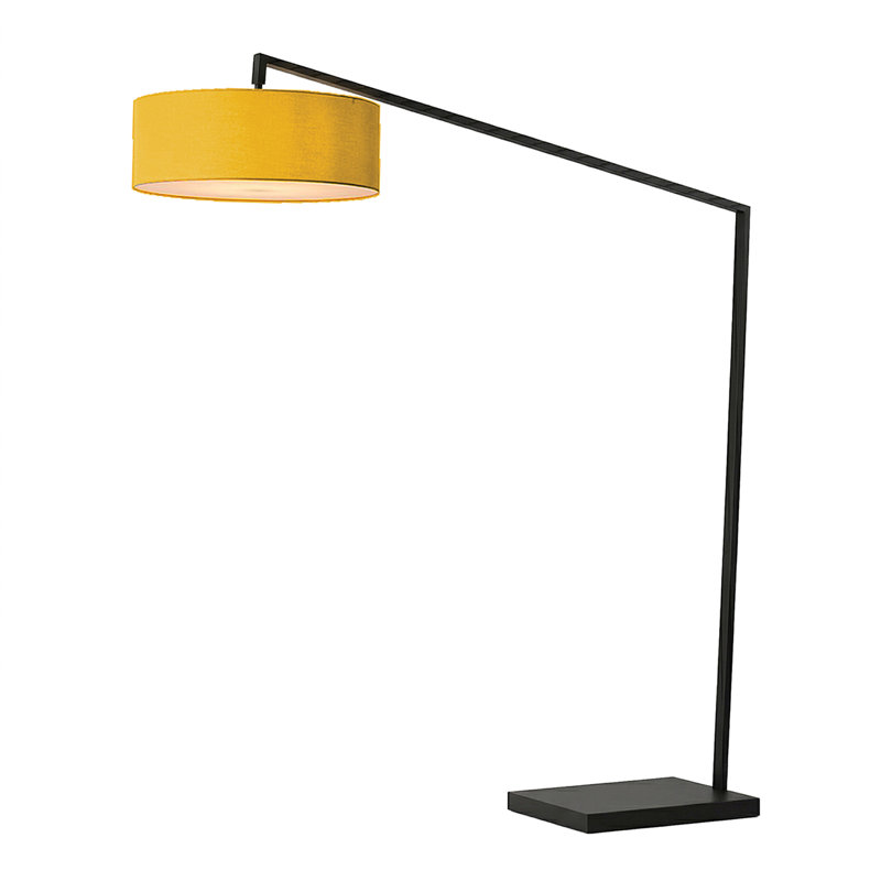 Stretch 87" Dimmable Linen Lamp, Mustard