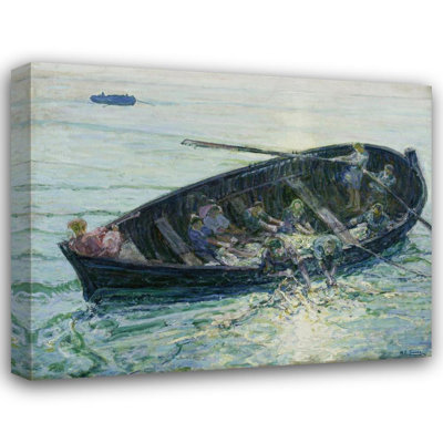 "The Miraculous Haul of Fishes" by  Henry Ossawa Tanner - Gallery Wrap Canvas Wall Art