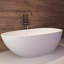 Baignoire de trempage autoportante à surface solide 67 po. X 35 po.