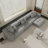 Kay Crumley 4-Piece Upholstered Modern Linen Fabric Sectional Sofa With Ottoman-1489007398-1489007417