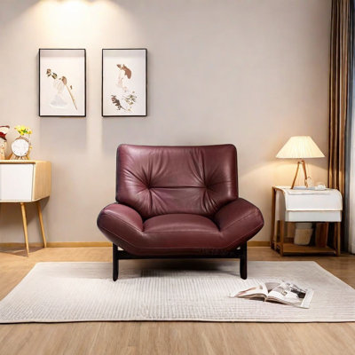 Comfy Armchair with  White Ash Wood Frame