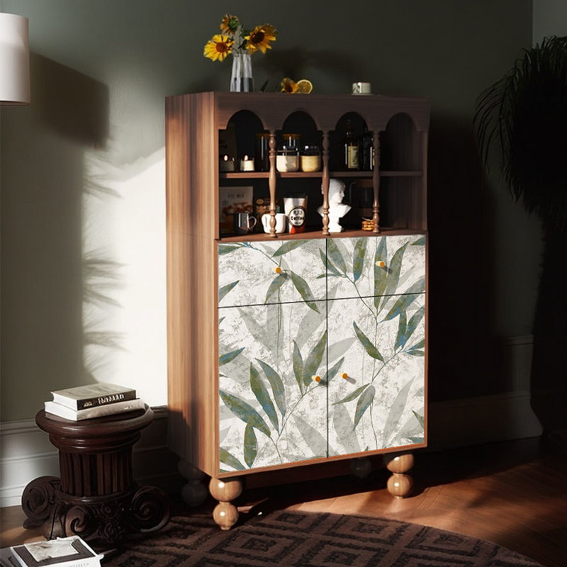 Practical multi-functional display accent cabinet, Natural