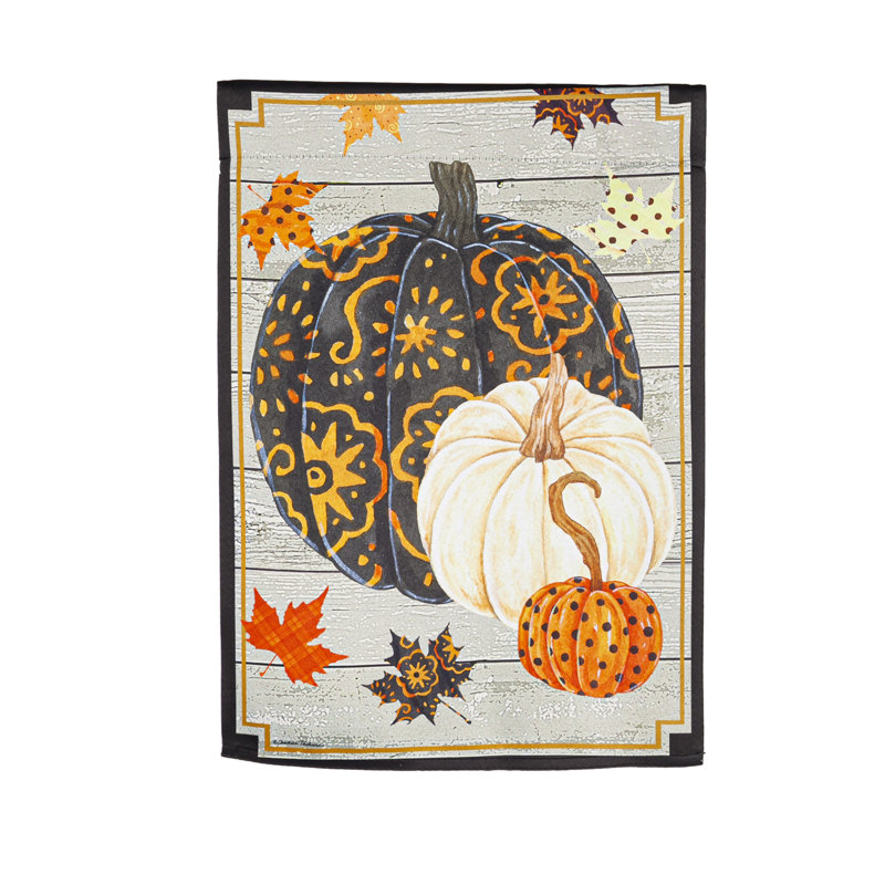 Alferd Double Sided Polyester Halloween House Flag, 43" H x 28" W