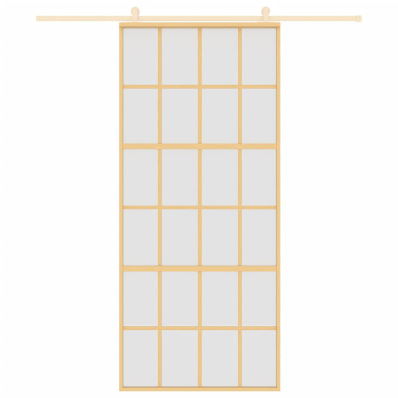 Karolin Metal Sliding Doors, 205cm H x 90cm W
