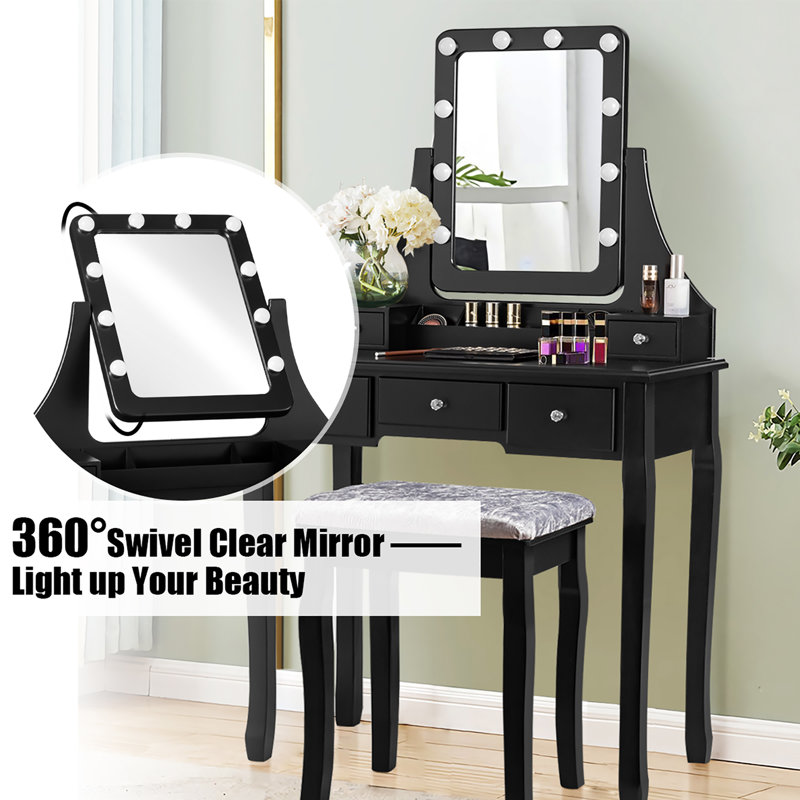 Aycock Vanity, Black