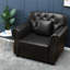 Fauteuil compact avec repose-pieds Chesterfield