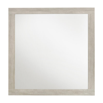 Commode miroir rustique crème
