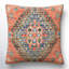 Coussin décoratif carré en mélange de coton / jute / polyester / polyester Vince-1037691927