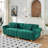 " modern 3-seater flannelette sofa | spring-wrapped cushions | stylish metal feet | 4 throw pillows | living room & bedroom-1476217122