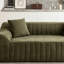 Canapé moderne, siège confortable rembourré, canapé 2 places avec 2 coussins, causeuse surdimensionnée pour le salon, aucun assemblage requis-1464406599