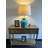 Aminu Blue Ceramic table lamp Distressed For Living Room Bedroom 15"W*15"D*26"H