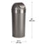 Poubelle à couvercle battant en plastique 16 gallons Venti-37866731