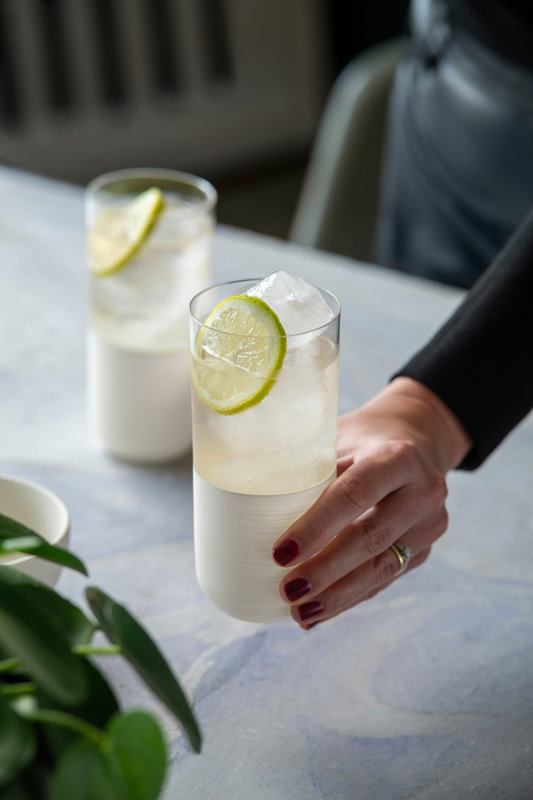 Manufacture Rock Blanc Highball Glass