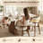 Upholstered Solid Wood Dining Chair Side Chair-979962817