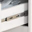 HOMCOM 4 Drawer Chest of Drawers for Bedroom, 60 x 40 x 85cm, White