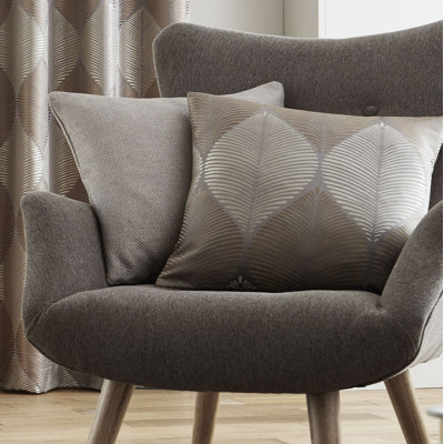 Leaf Jacquard Cushion Cover