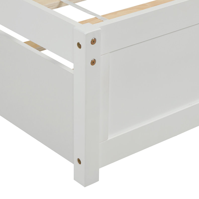 Antanasia Kids Twin with Trundle, White