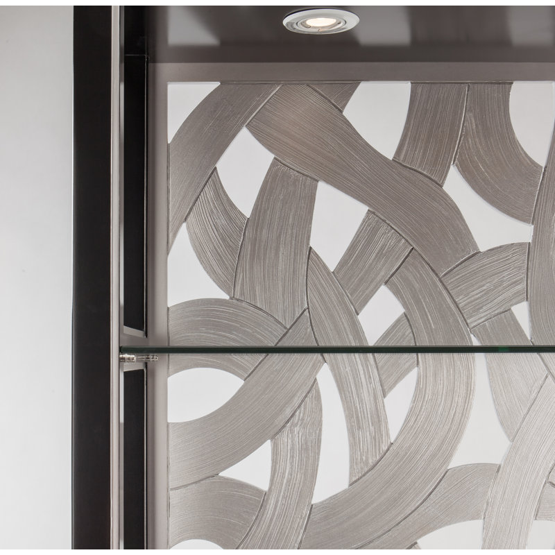 Bookcase, Black/Silver