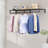 Wall Mounted Clothes Racks With Top Shelf