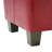 Demingo 41" Upholstered Contemporary Rectangular Storage Ottoman with Safety Hinge, Red-1305292113