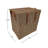 Cole and Grey Rattan Handmade Woven Brown Decorative and Functional Storage Basket with Leather Handles-573272152