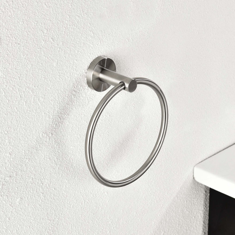 Ensemble de support à serviettes 5 pièces, Chrome brossé