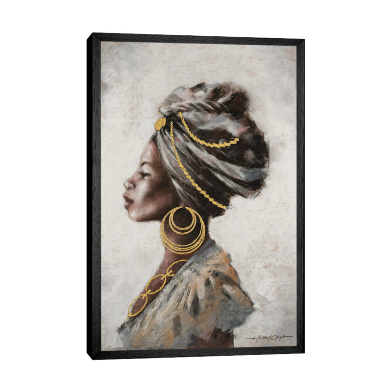 E. Anthony Orme 1 Piece Floater Frame Wall Art on Canvas, 66.04 cm H x 45.72 cm W, Black