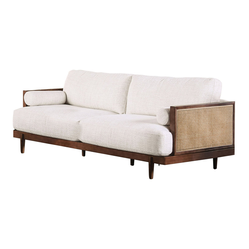 Length Sofa, Walnut, 33" H x 65" W x 38" D