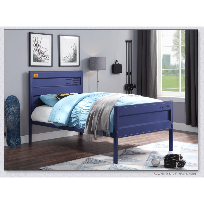 Cargo White Finish Full Bed, White, Full