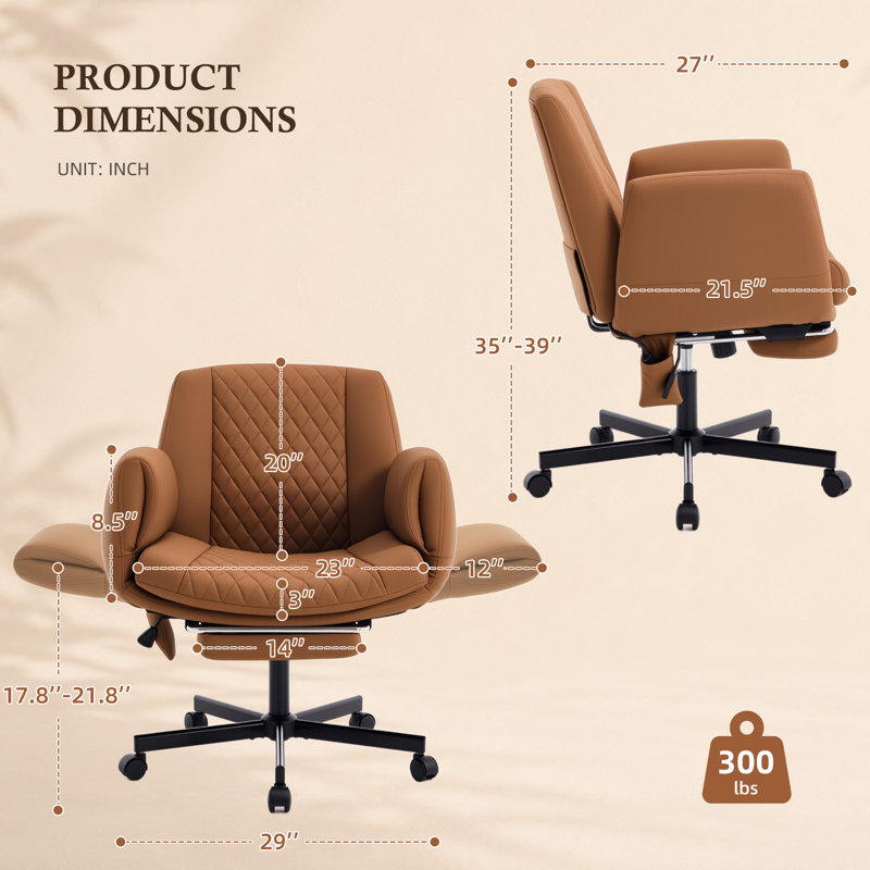 Fauteuil Criss Cross, Brun doré