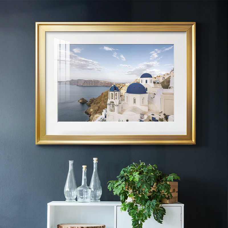 Santorini View, Or, H 30 po x l 44 po x P 1,5 po