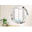 Huldar Glass Flat Wall Mirror