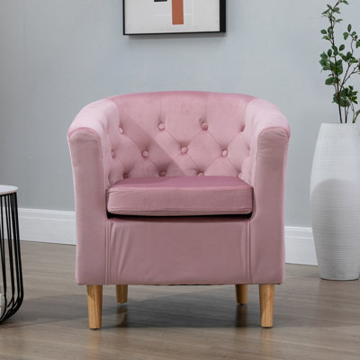Tarbes Velvet Barrel Chair