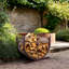 48cm W Metal Log Rack
