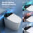 HOROW T38 Smart Bidet Toilet with Auto Open/Close Lid, Adjustable Warm Water Cleaning, Heated Seat, Warm Air Dryer and Auto Flush