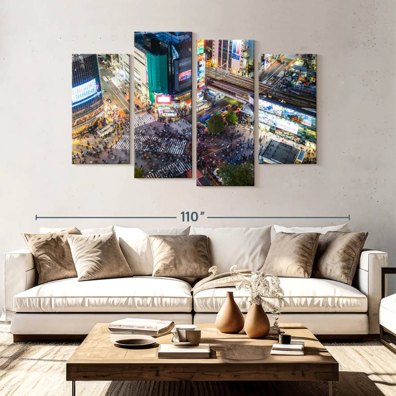 Sireci Shibuya In Tokyo, 54" H x 84" W