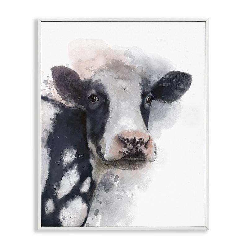 & Calf Giclee Art by Matthew Piotrowicz, Coastal White Framed Giclee, 14" H x 11" W