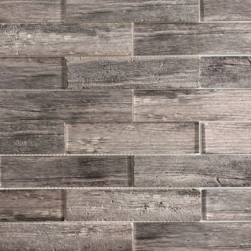 Ombre de forêt TimberGLASS 2X8 MOSAIC