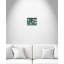 «Emerald Glass Stain - Floater Frame», reproduction d'art sur toile-46823600-46823601