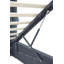 Cadre de lit grand format avec rangement - Lit de rangement relevable avec tête de lit moderne à oreilles, ports USB-1809921629