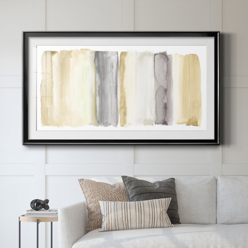 " Sedona Sunset " Painting Print, 22.5" H x 42.5" W x 1" D, Black Framed